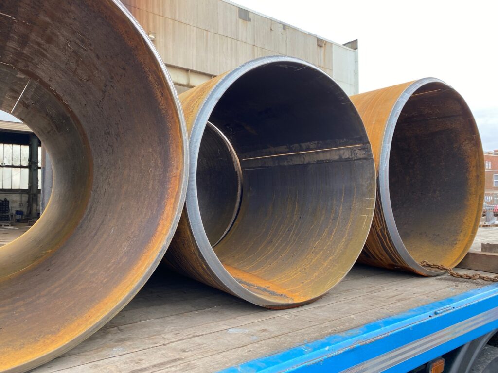 30mm thick x 1000 diameter cw Plasma bevel preps2